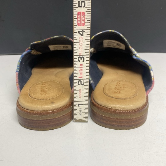 Sperry Seaport Madras Mule Shoes Size 8.5 - Picture 13 of 17
